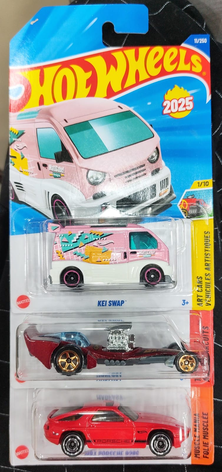 Hot Wheels Mainline - Combo Pack of 3 Cars - P Case & N Case Combo - Long Card (0)