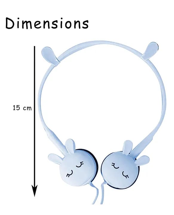 Cots and Cuddles Cute Rabbit Wired Earphone – Stylish Headphones, Stereo Earphones