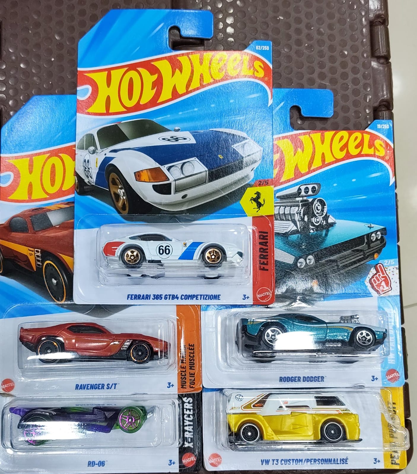 Hot Wheels Mainline - Combo Pack of 5 Cars - A Case 2026 - Long Card