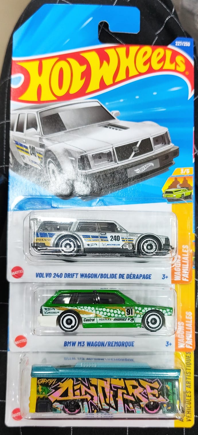 Hot Wheels Mainline - Combo Pack of 3 Cars - P Case & N Case Combo - Long Card (0)