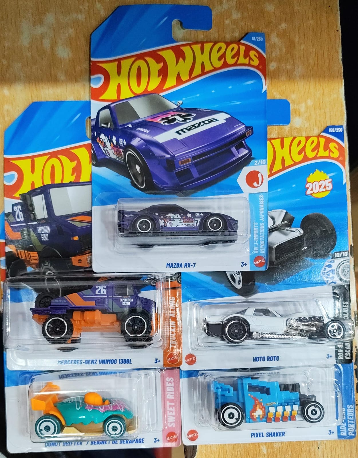 Hot Wheels Mainline - D Case Mix Combo Car - Long Card
