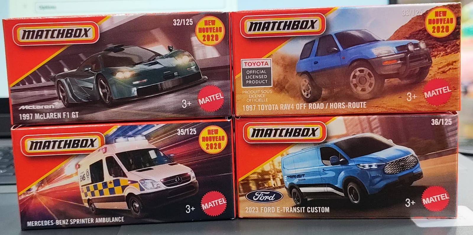 Matchbox Mainline - Combo Pack of 4 Cars - DNK70 - 004
