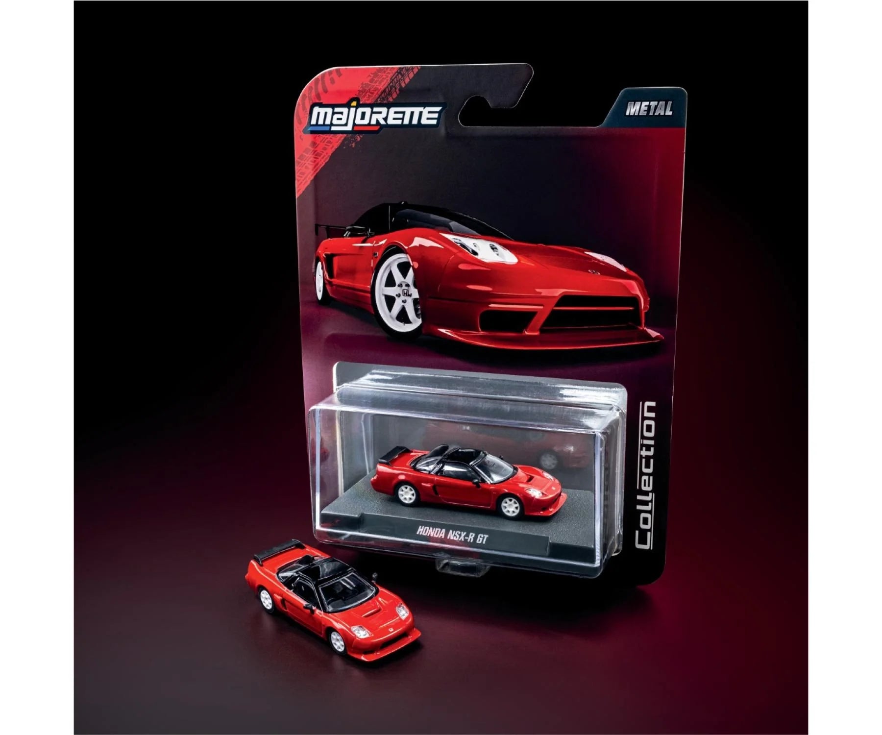 Majorette - Combo Pack of 2 Cars - 1955 Chevrolet Bel Air & 1995 Honda MSX-R Gt - Collector Edition