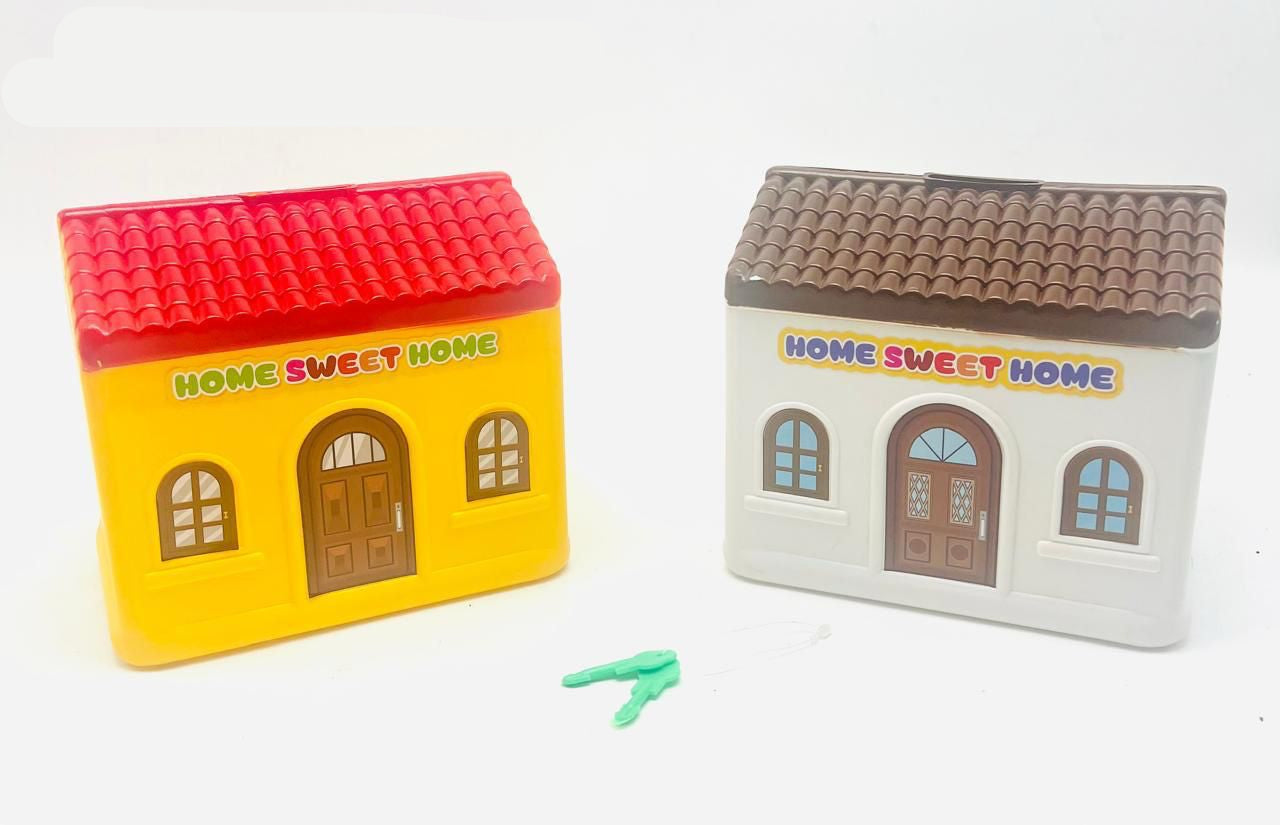 Home Sweet Home Money Bank for Kids - Assorted Color & Design