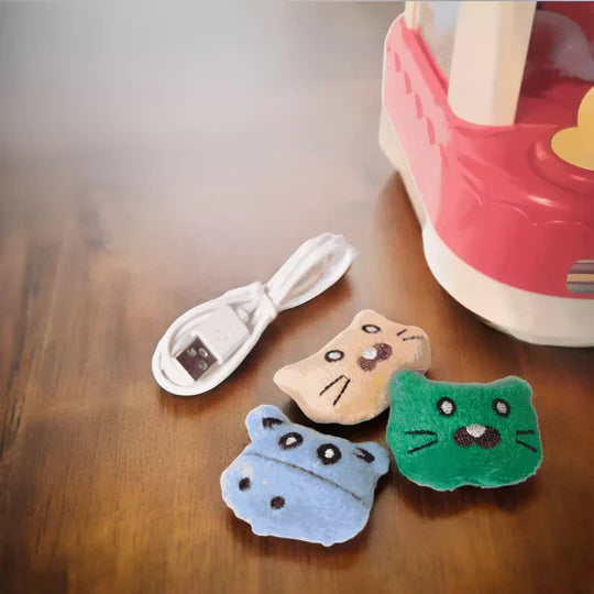 ILEARNNGROW Teddy for Kids Mini Plush Toys Claw Machine with Music and Lighting Small Birthday Gift for Children Pink | Toys & Hobbies | Games | Electronic Game for Baby Girls or Boys