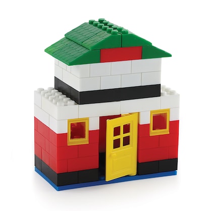 PEACOCK Little Builder Interlocking Architectural Set, Multicolor