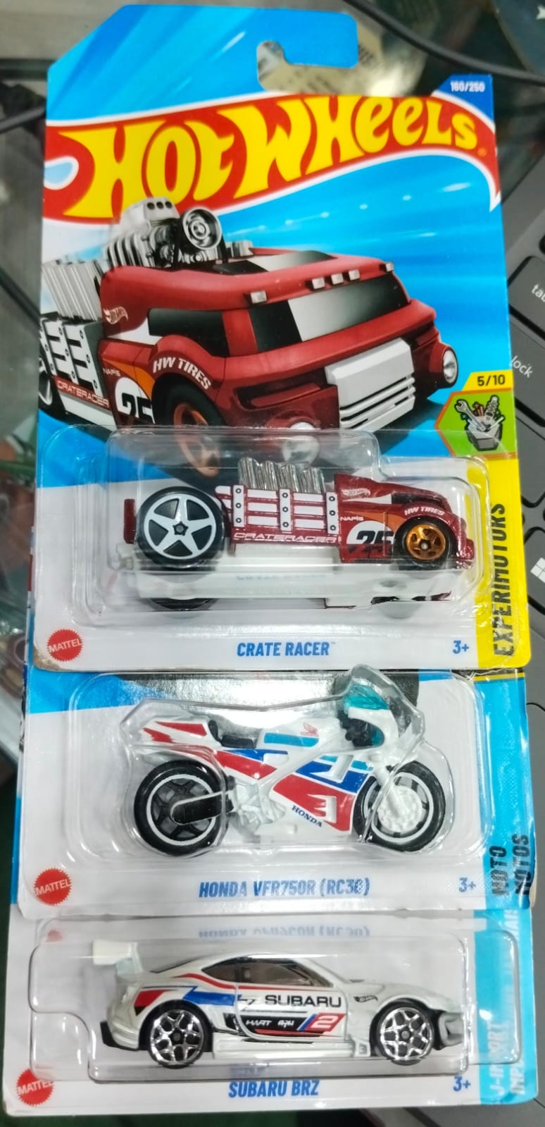 Hot Wheels Mainline - M Case 2025 - Combo Car 3 Pcs - Long Card