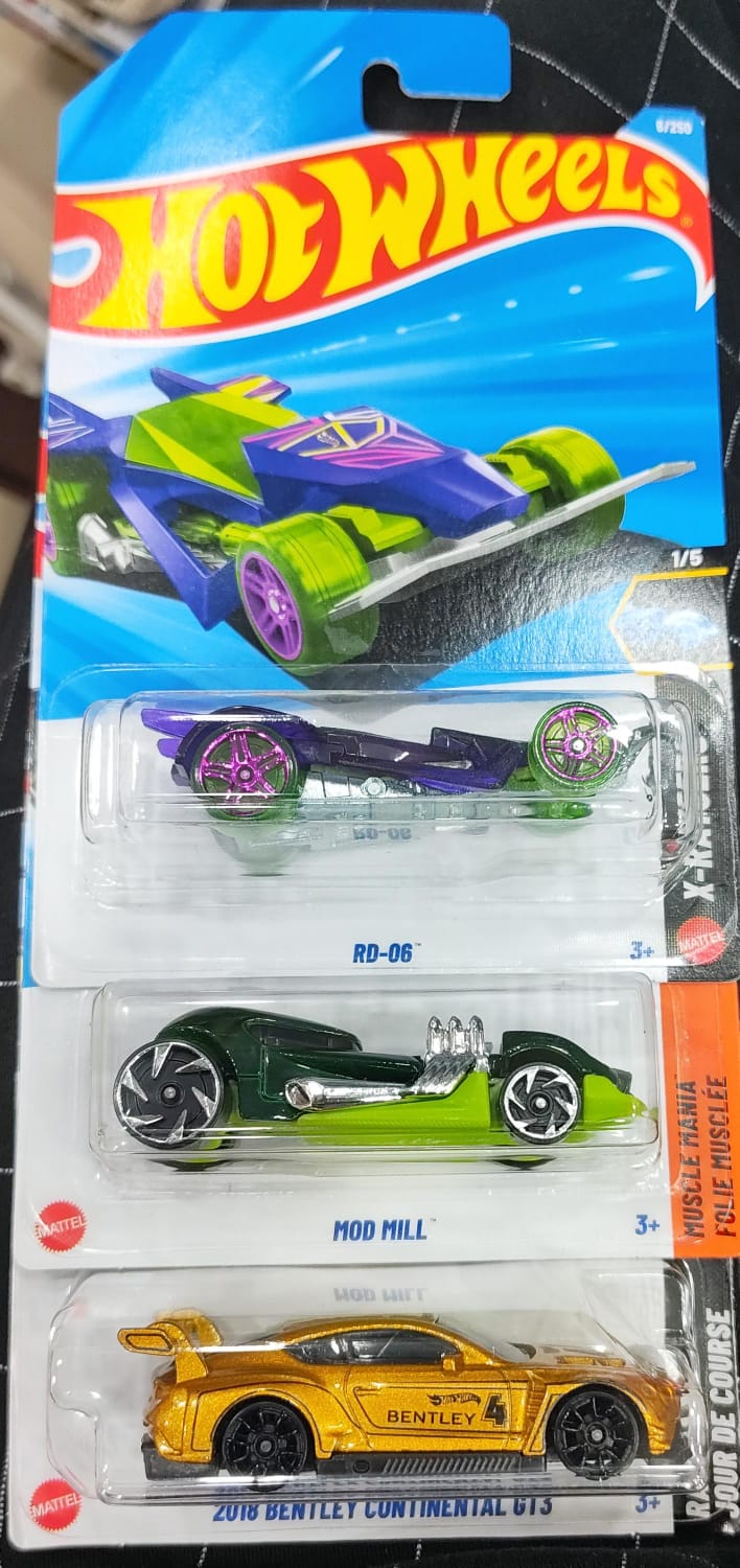 Hot Wheels Mainline - Combo Pack of 3 Cars - A Case 2026 - Long Card (2)