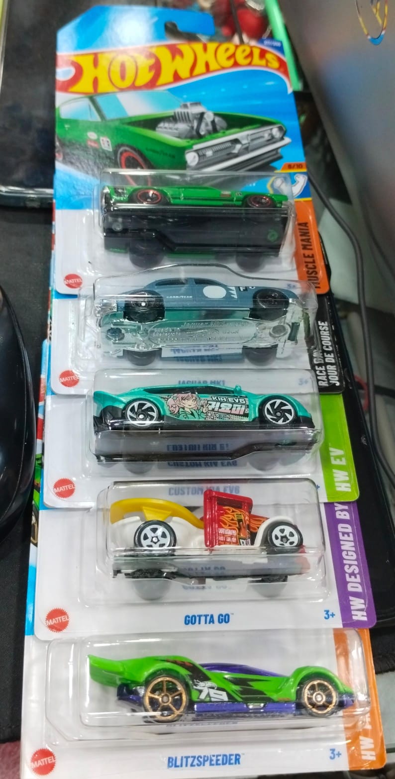 Hot Wheels Mainline - M Case 2025 - Combo Car 5 Pcs - Long Card