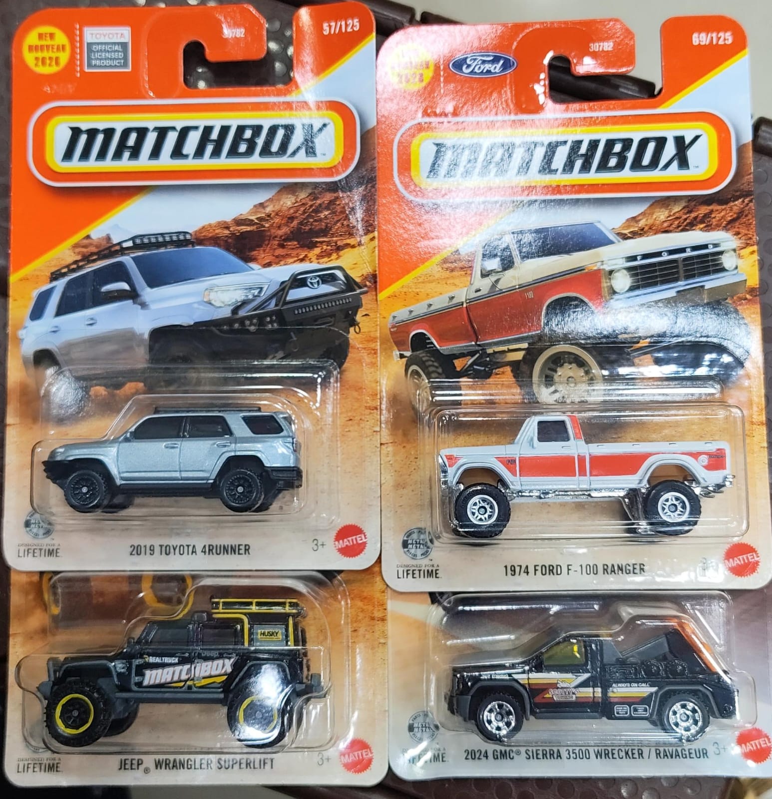 Matchbox Cars - Combo Pack of 4 Cars - 30782 - 1