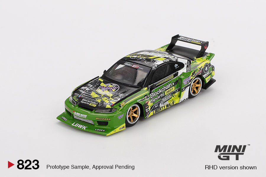 Mini GT 823 - Nissan LB Super Silhouette S15 Silvia 555 V2 2024 Formula Drift Japan
