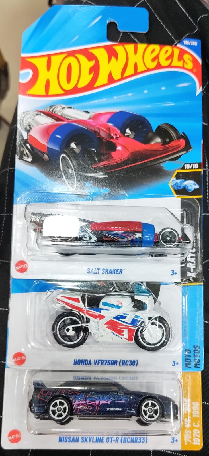 Hot Wheels Mainline - Combo Pack of 3 Cars - P Case & N Case Combo - Long Card (0)