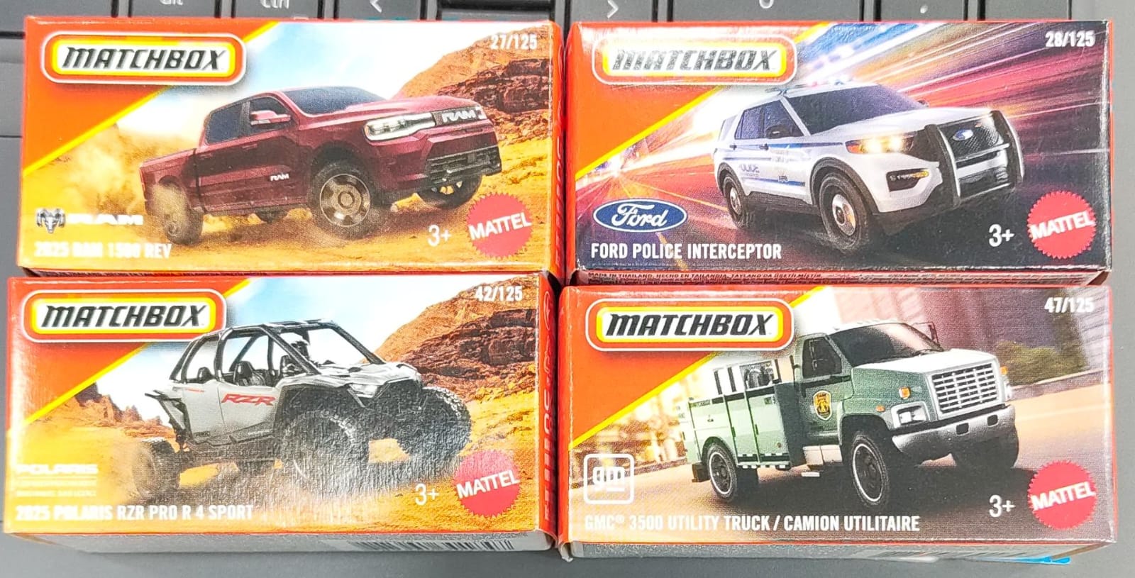 Matchbox Mainline - Combo Pack of 4 Cars - DNK70-3