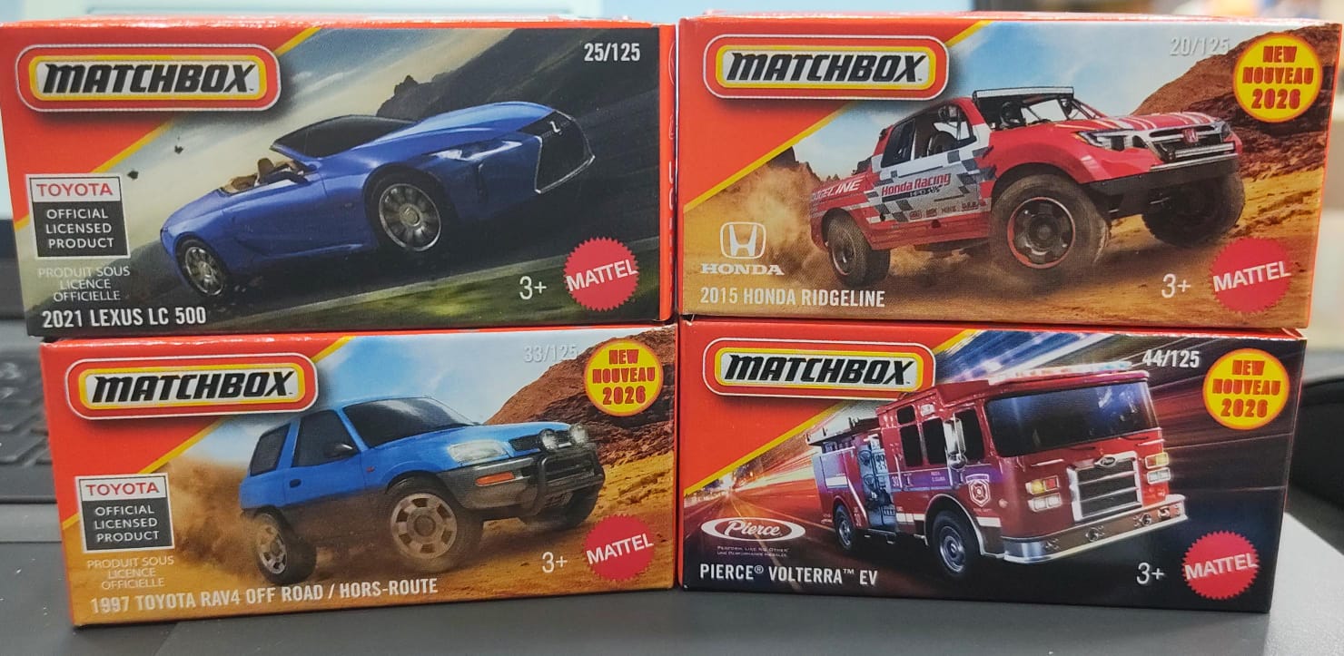Matchbox Mainline - Combo Pack of 4 Cars - DNK70 - 002