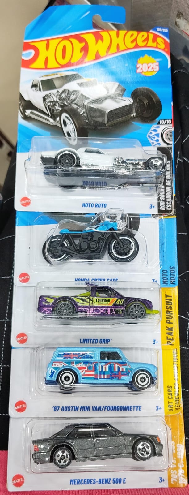 Hot Wheels Mainline - Combo Pack of 5 Cars - P Case & N Case Combo - Long Card (0)