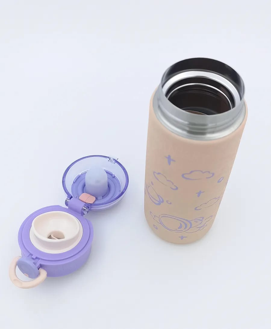 Space Theme Stainless Steel Vacuum Insulated Water Bottle - 350ml