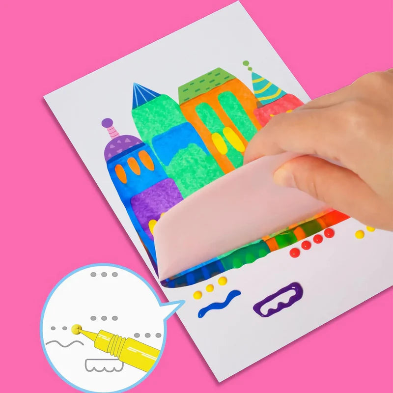 Rainbow Scratch Art Kit – DIY Creative Craft Set for Kids