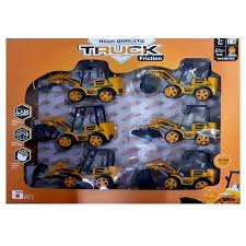 Itoys Truck Friction Set Of 6 Pcs for Kids - Multicolour
