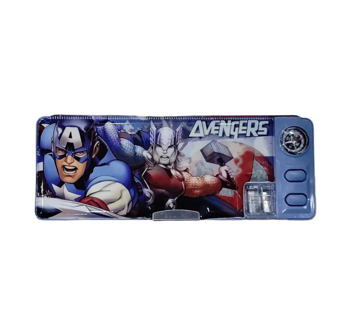 Pencil Case with Additional Compartment – Stationery Organizer Pencil Box