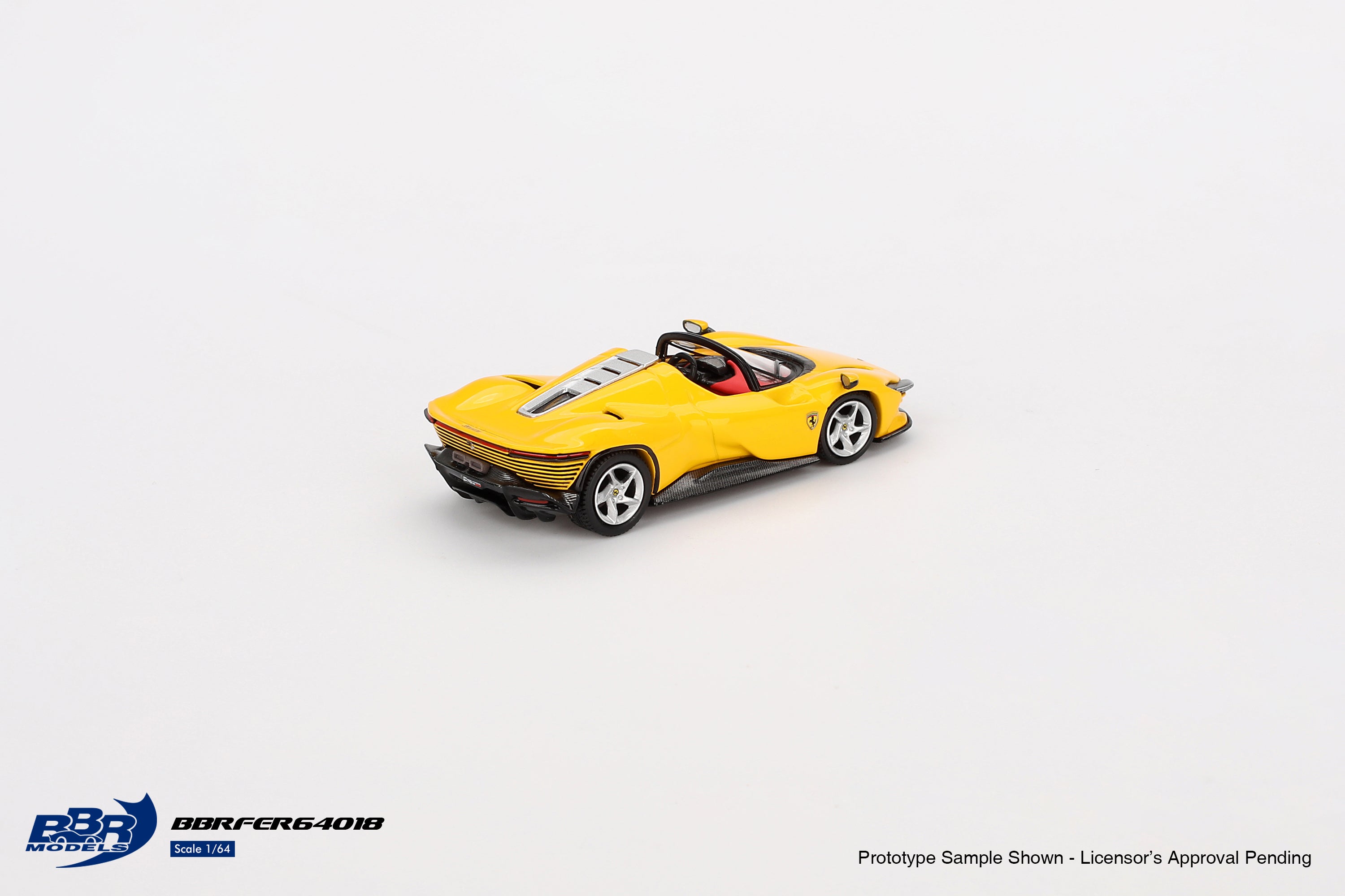 Ferrari Daytona SP3 Giallo Modena - BBR Model 64018 - 1:64 Scale