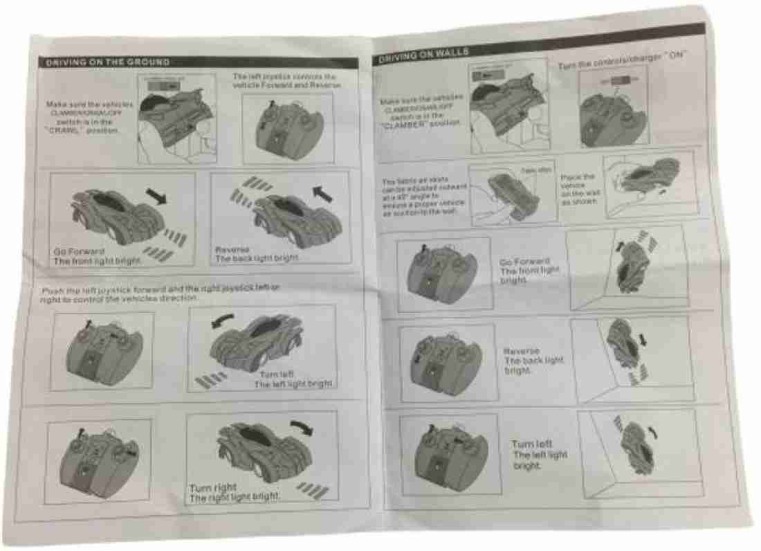 Lumo - New Wall Rallyist Gravity Defying Remote Control Car (Black & Silver)