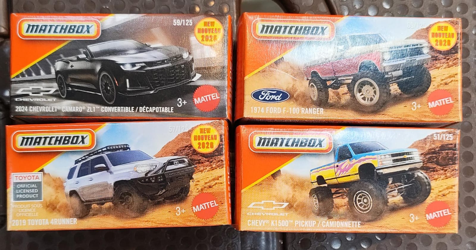 Matchbox Mainline - Combo Pack of 4 Cars - DNK70 - 0001