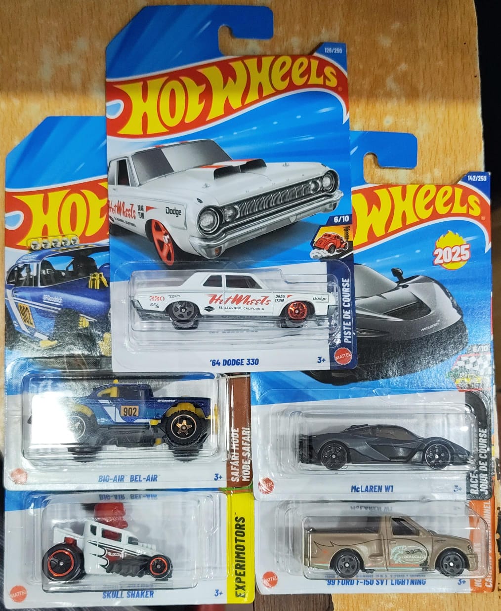 Hot Wheels Mainline - Combo Pack of 5 Cars - Long Card