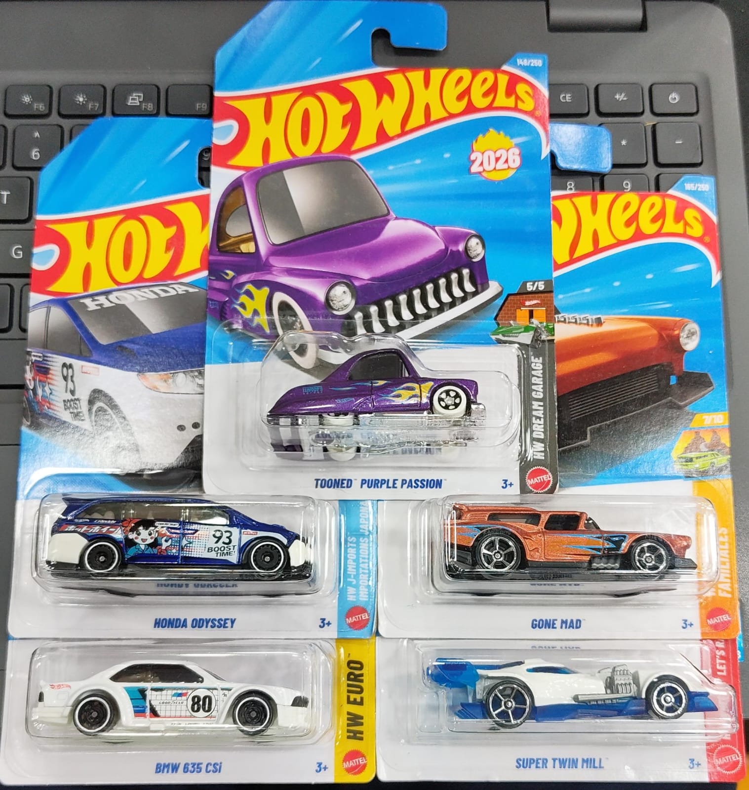 Hot Wheels Mainline - Combo Pack of 5 Cars - Long Card - H Case 2026