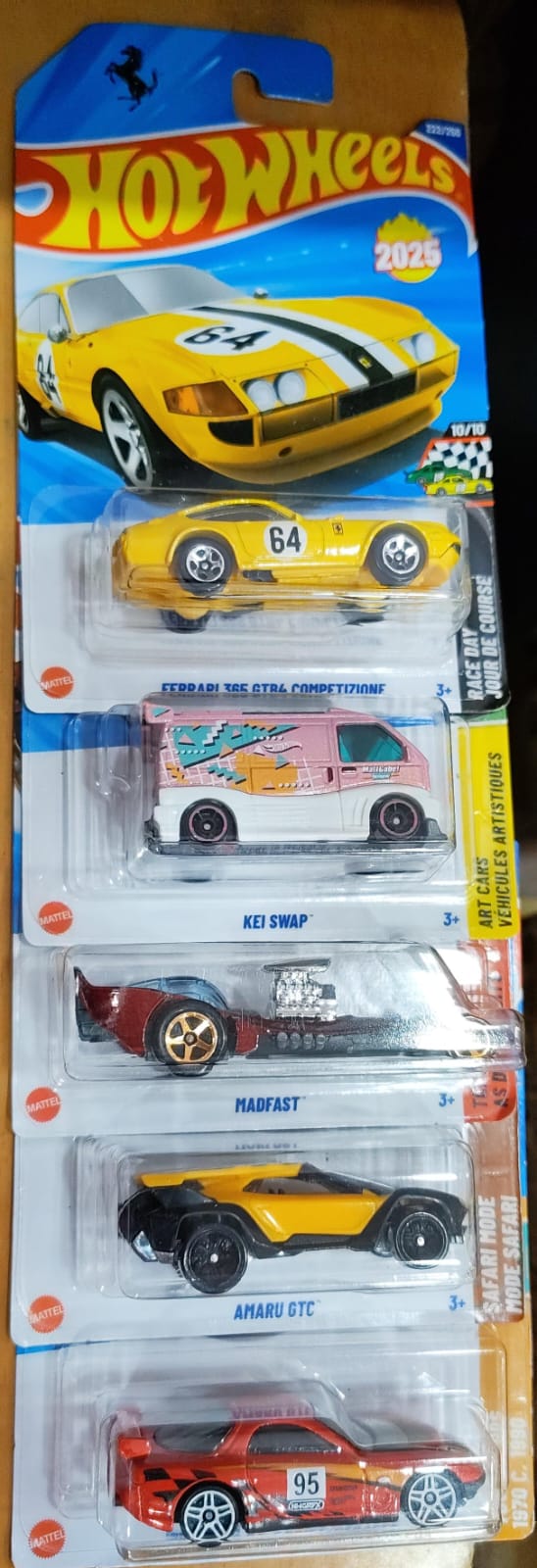 Hot Wheels Mainline - Mix Combo - Combo Pack of 5 Cars - 5