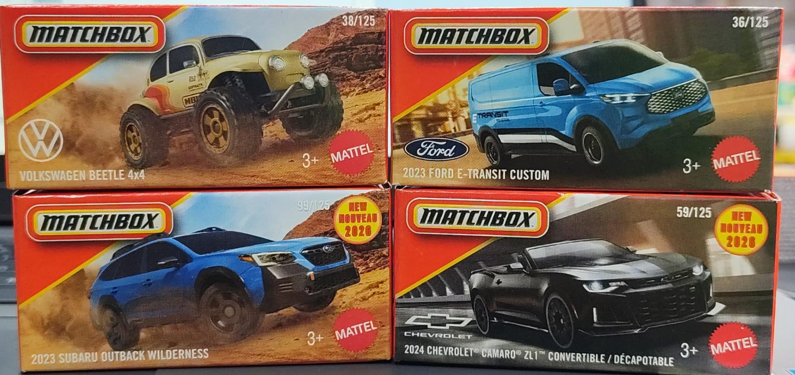 Matchbox Mainline - Combo Pack of 4 Cars - DNK70 - 002