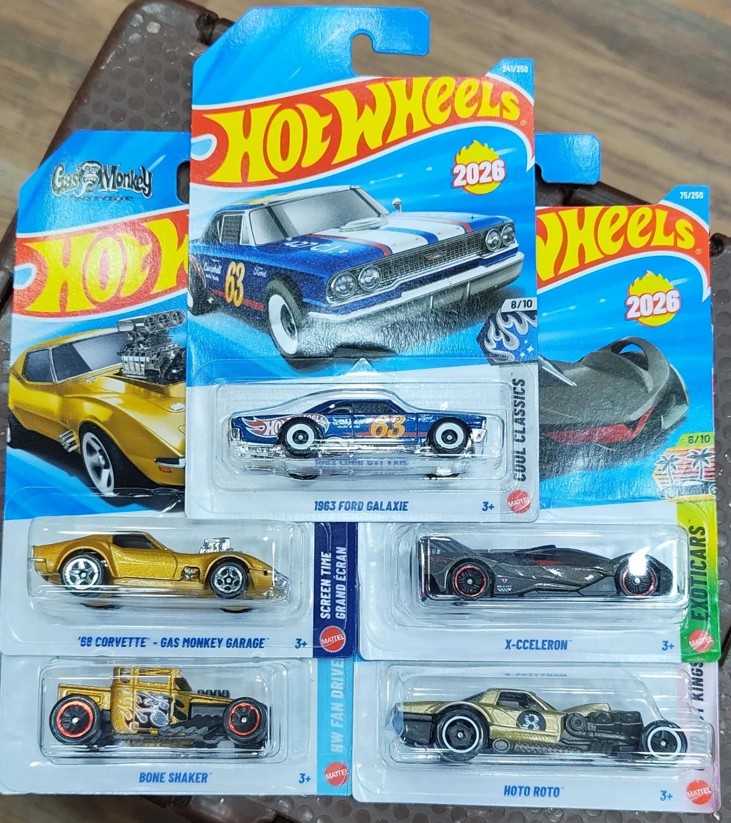 Hot Wheels Mainline - Pack of 5 Cars - M Case 2026