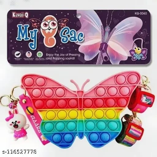 Kawaii-Q: Cute & Fashion Pop It Cross Body Bag for Kids | Party Favors, School, Graduation Gifts