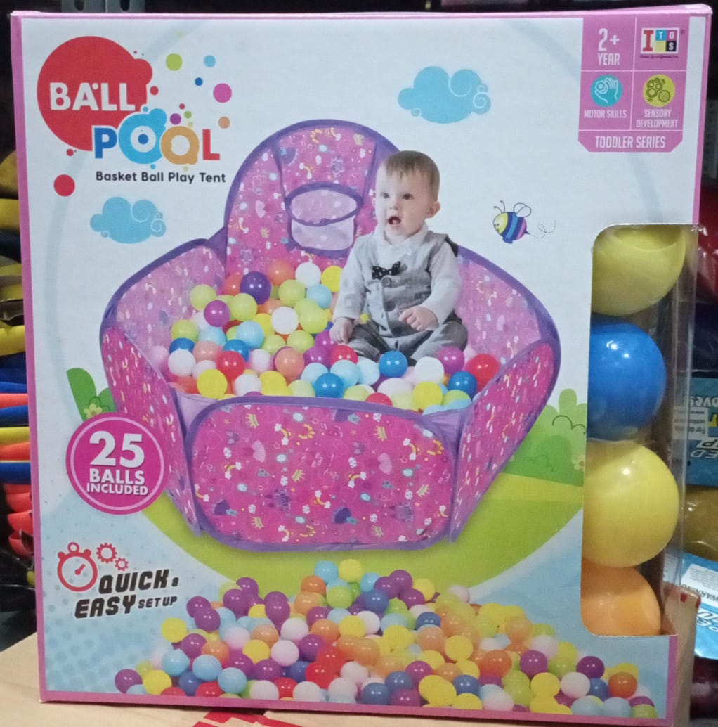 Itoys Ball Pool With 25 Balls - Multicolor