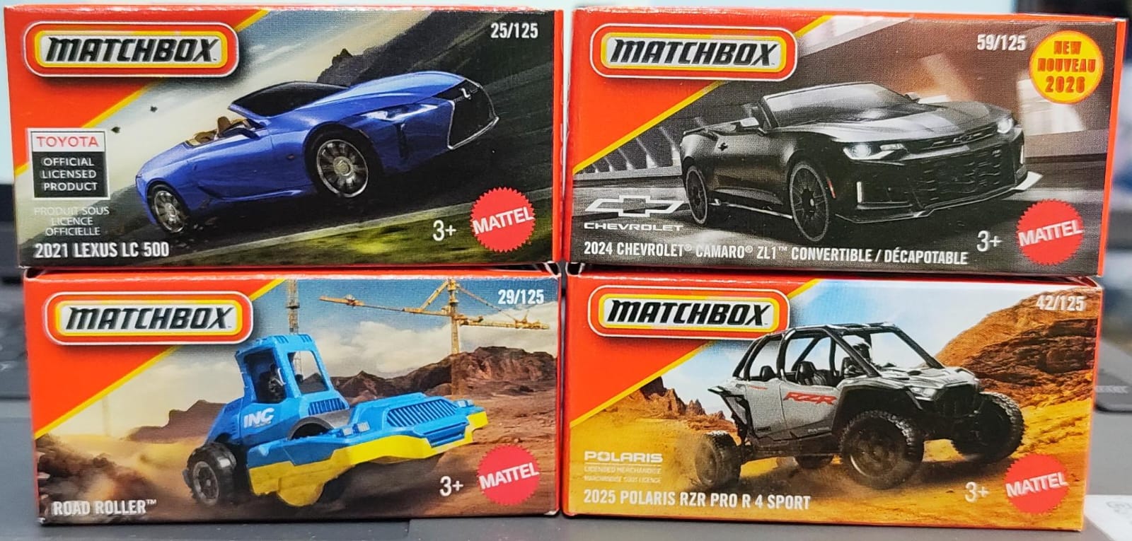 Matchbox Mainline - Combo Pack of 4 Cars - DNK70 - 001