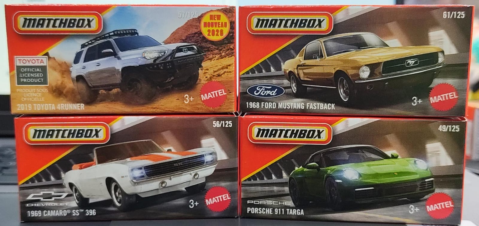 Matchbox Mainline - Combo Pack of 4 Cars - DNK70 - 002