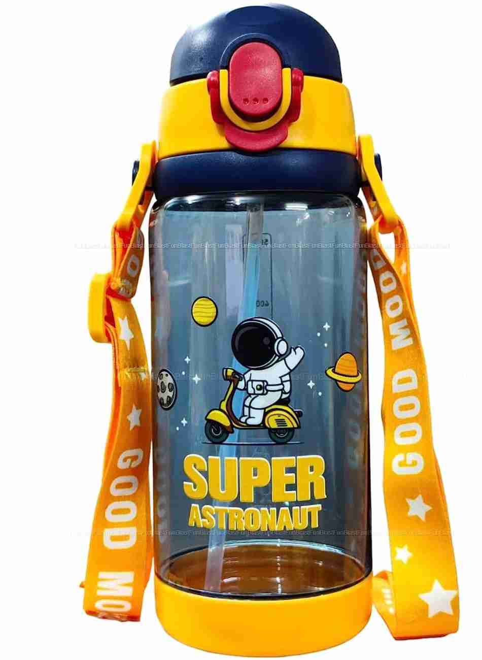 Cute Multi-Theme Water Bottle with Sipper – Anti-Leak Cartoon Water Bottle for Kids, School Water Bottle for Kids