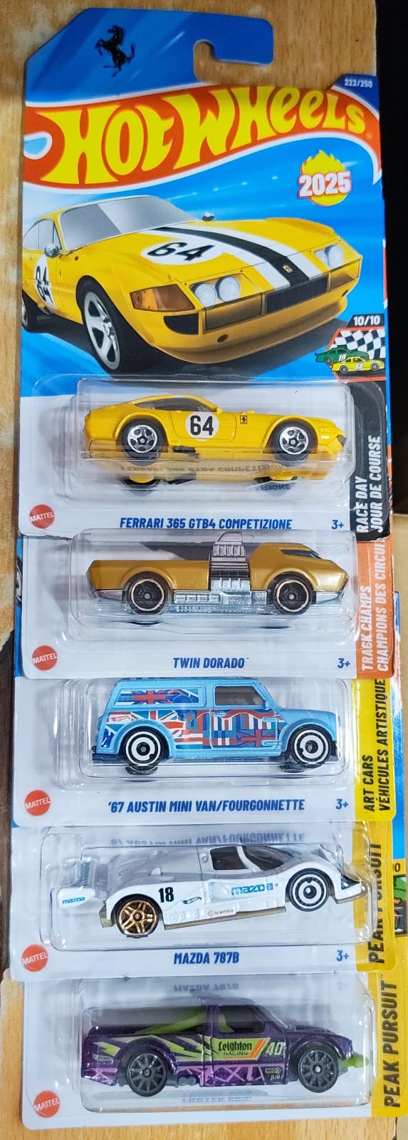 Hot Wheels Mainline - Mix Combo - Combo Pack of 5 Cars - 8