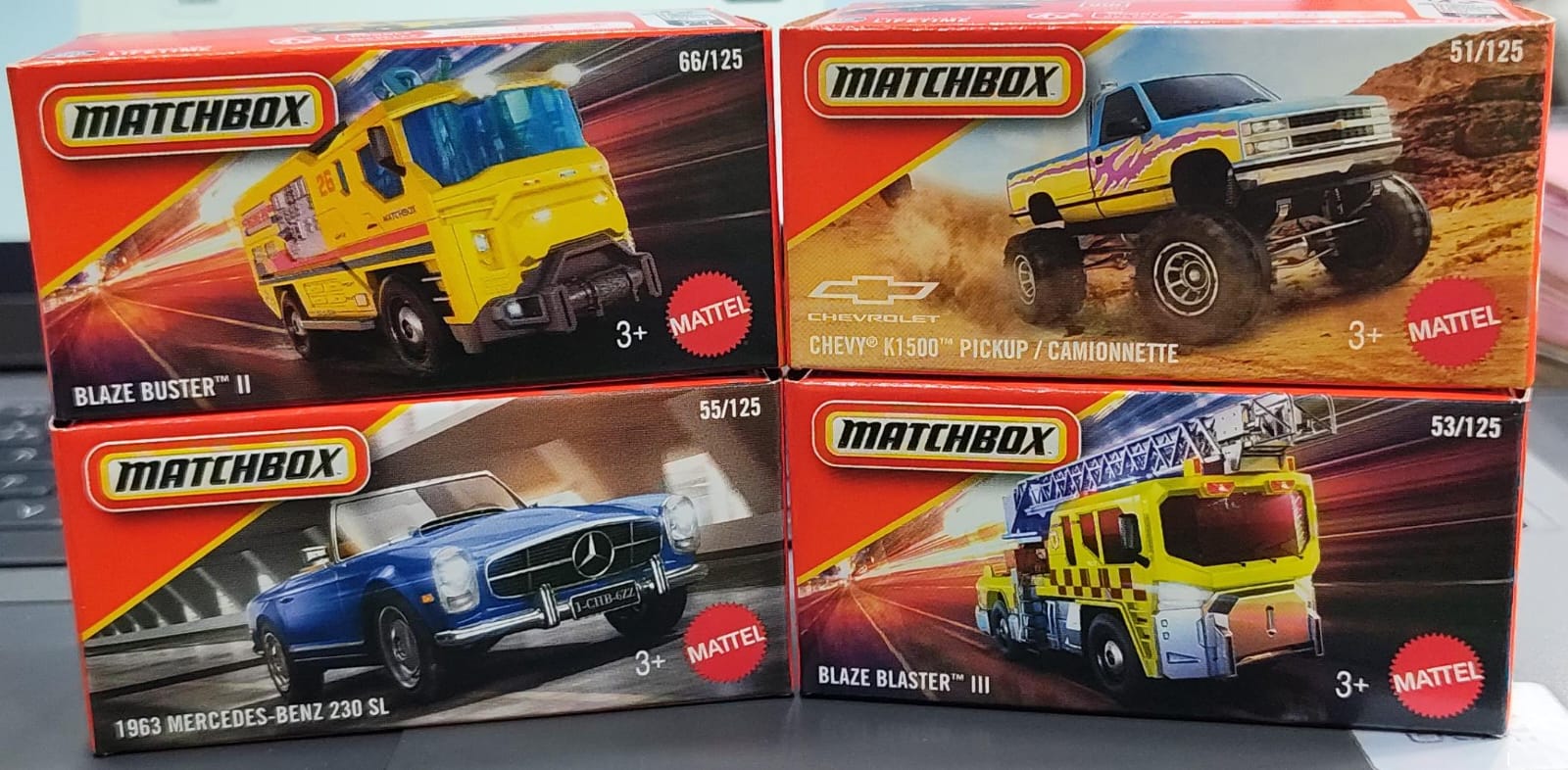 Matchbox Mainline - Combo Pack of 4 Cars - DNK70 - 005