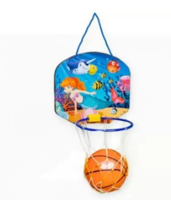 Ratna's Cartoon Basketball Mermaid theme indoor & outdoor toy for Kids - Multicolor