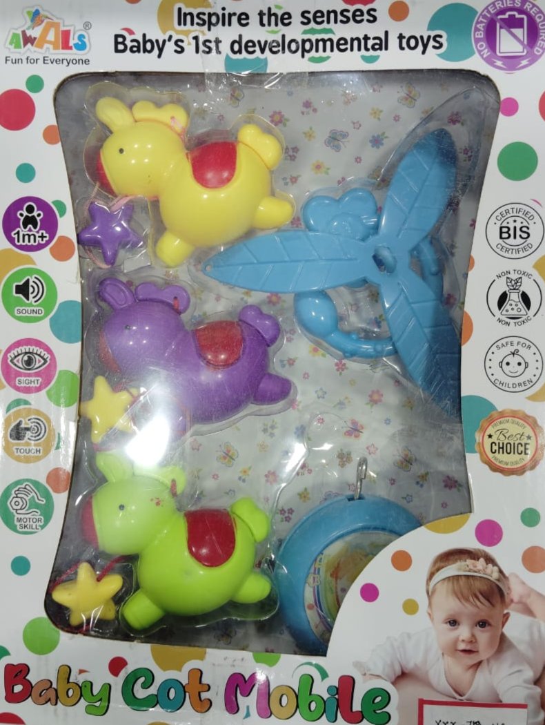 Baby Cot Mobile: Inspire the Senses - Baby's 1st Developmental Toy