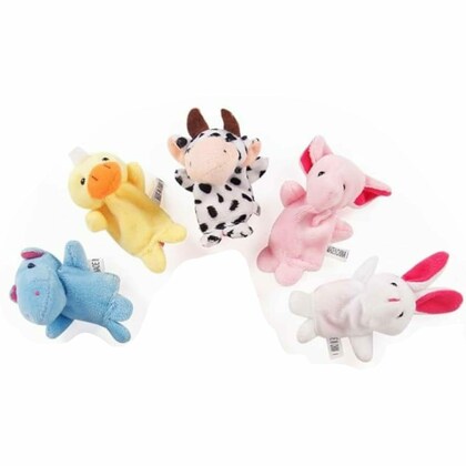 Animals Finger Puppet Toys | Mini Plush Figures Toy for Kids & Magician, Soft Hands Finger Puppets Game