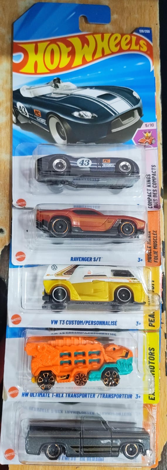 Hot Wheels Mainline - Combo Pack of 5 Cars - Mix Case 3