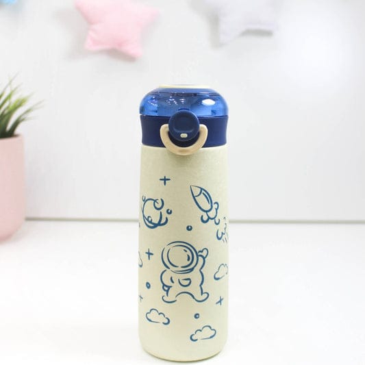 Space Theme Stainless Steel Vacuum Insulated Water Bottle - 350ml