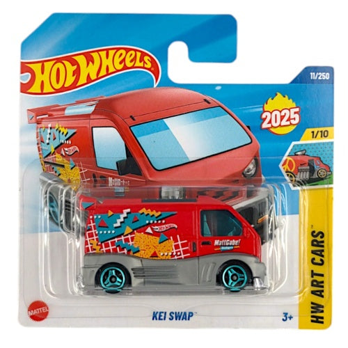 Hot Wheels Mainline - HW Art Cars - Kei Swap Long Card - Multicolor