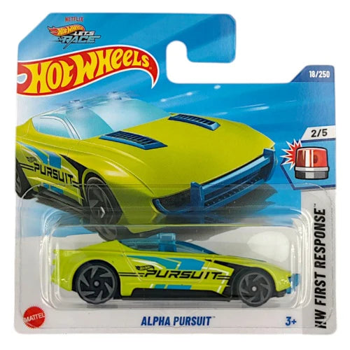 Hot Wheels Imported Premium - B Case - Alpha Pursuit - HW First Response - Long Card