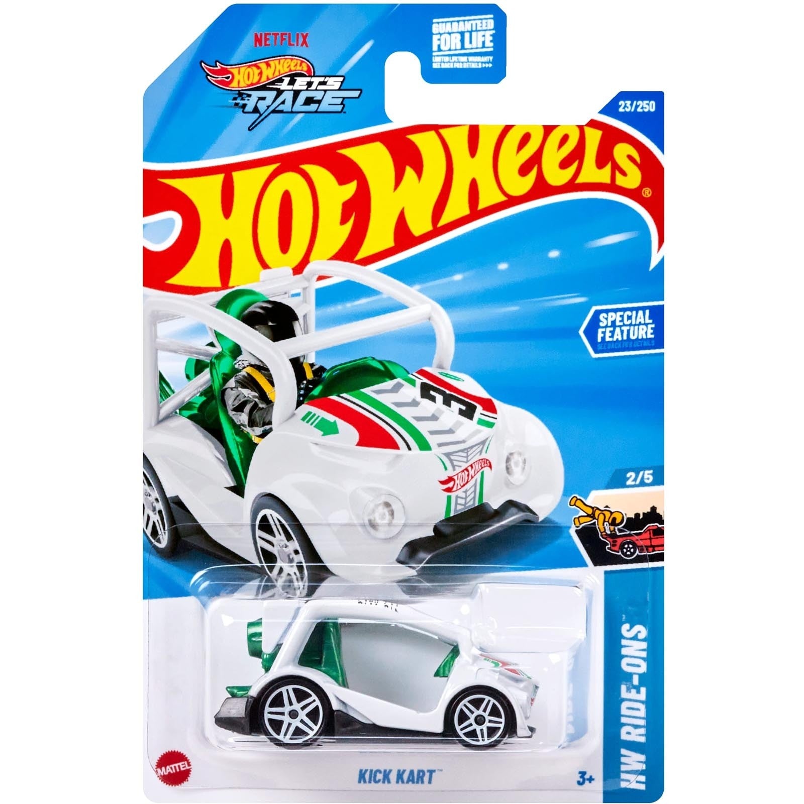 Hot Wheels Imported Premium - B Case - Kick Kart - HW Ride-Ons - Long Card