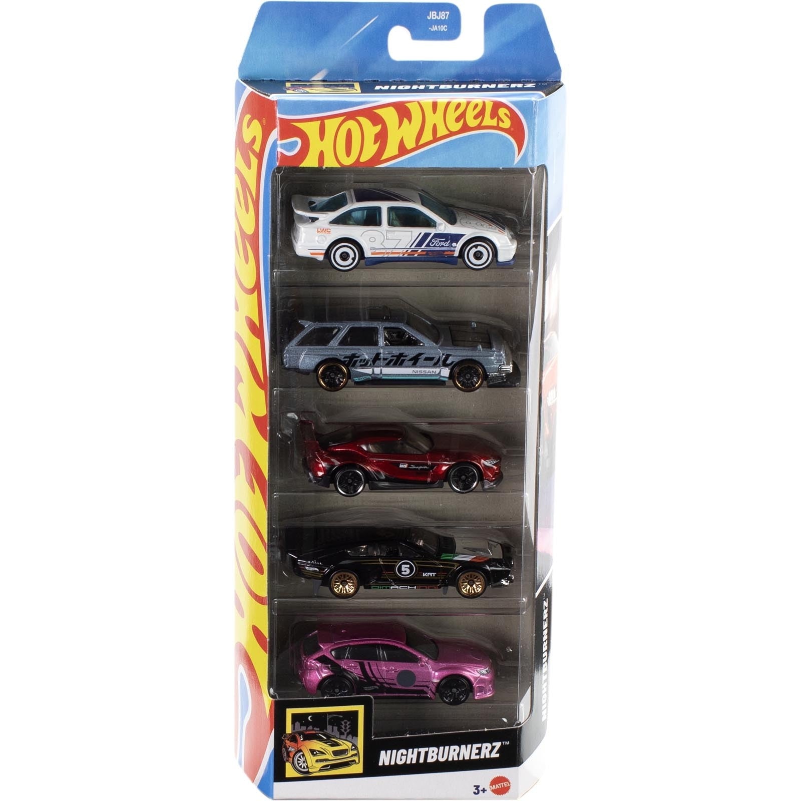 Hot Wheels - Pack of 2 Sets - HW Priority Patrol & Nightburnerz