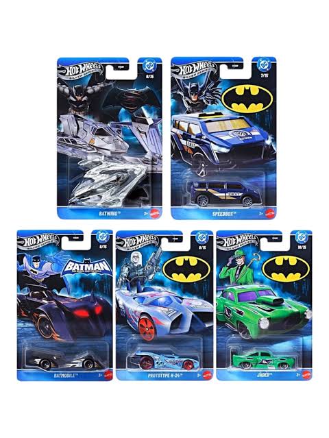 Hot Wheels - Batman Series Pack of 5 Cars - HDG89-955T