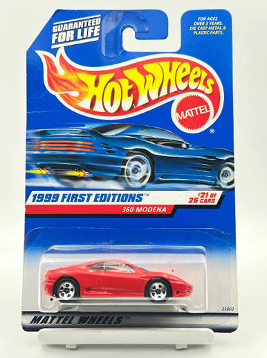Hot Wheels Imported Premium - 1999 First Editions - 360 Modena - Red