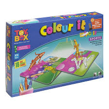 Toysbox Colour It Wipe It Sports - Multicolor
